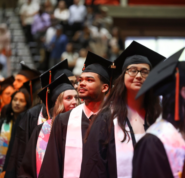 Students at Commencement