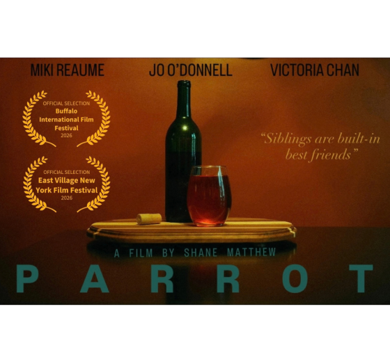 poster promoting the film PARROT